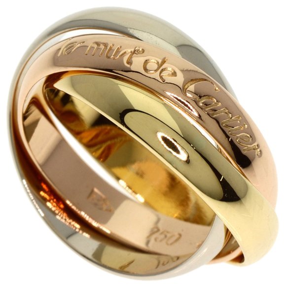 CARTIER 18k Yellow Gold Trinity Ring #48 - Picture 1 of 6